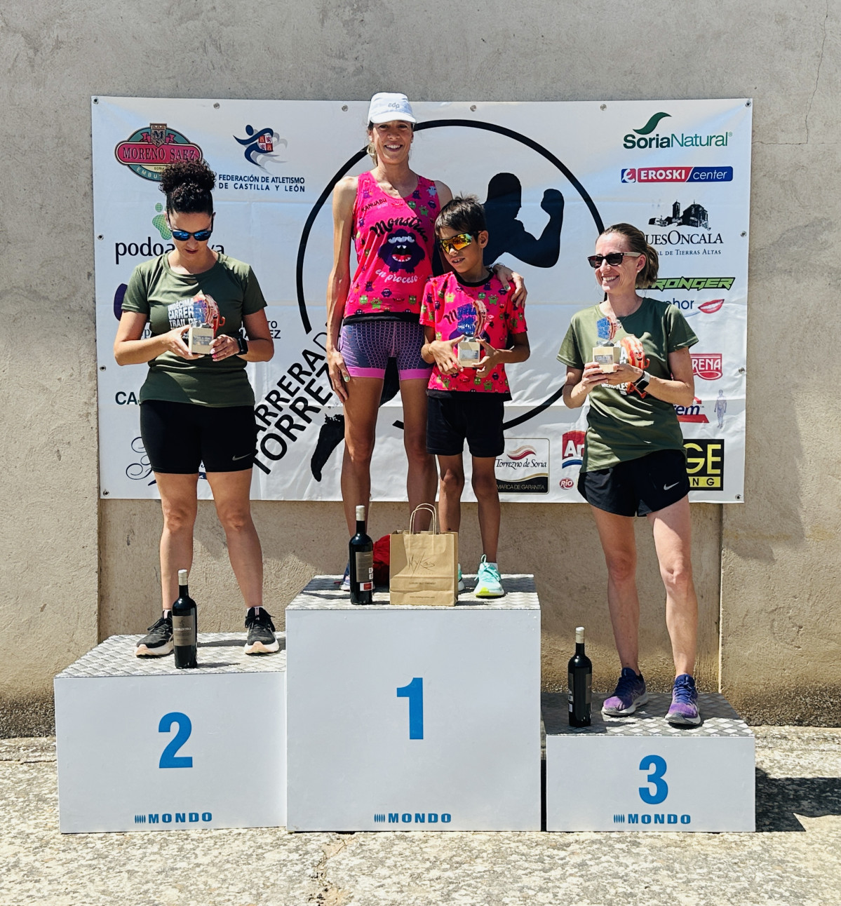 Ganadores Femeninas 7 kms